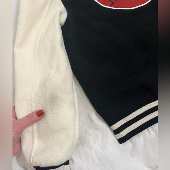 Disney Mickey Mouse Original Mouseketeer bomber varsity snap jacket - Picture 11 of 12